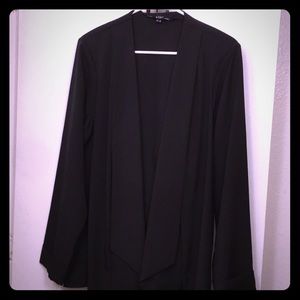 X-Two- Black - US 16 Structured Shoulder Blazer